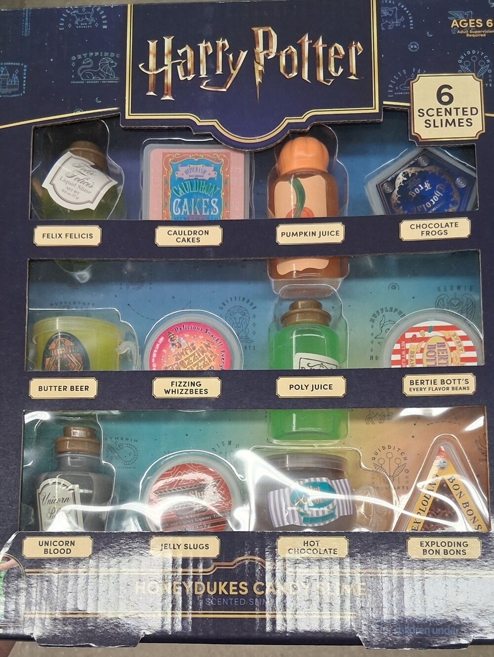 New Harry Potter Honeydukes Candies Scented Slime Gift Set